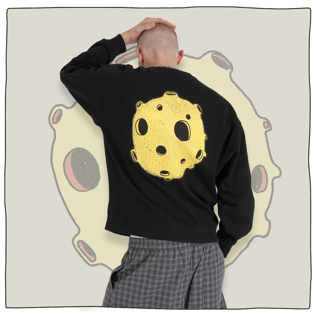 Celestial Planet Graphic Sweatshirt