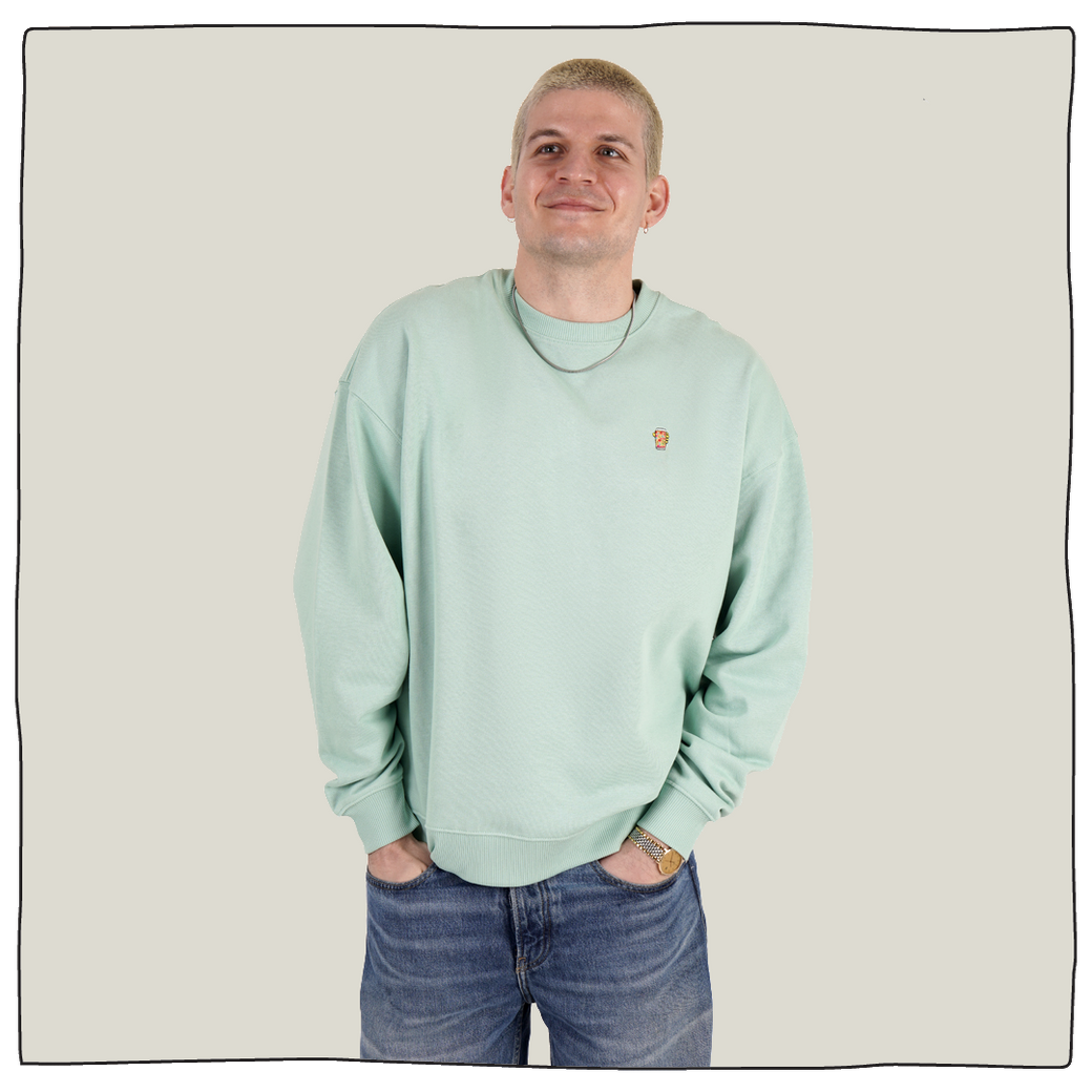 Mini Pint Sweatshirt - Washed Green
