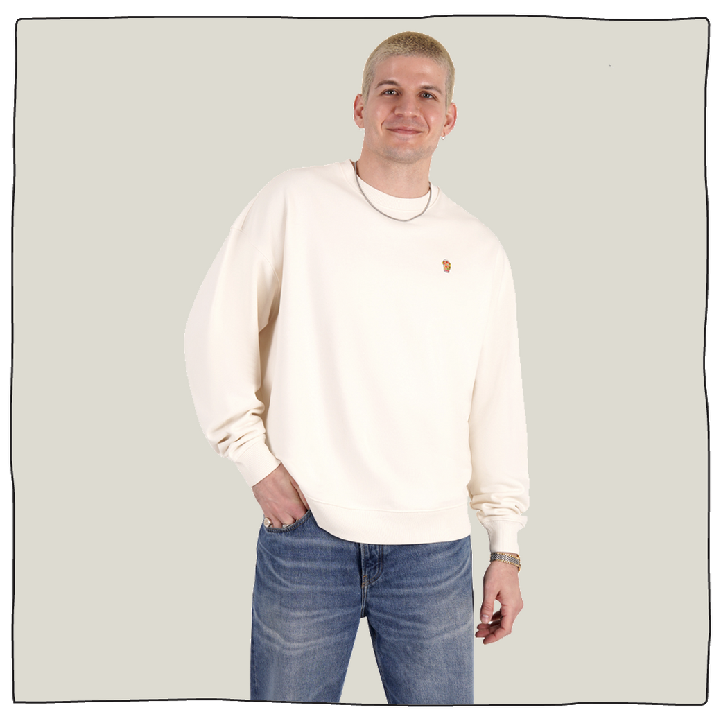 Mini Pint Sweatshirt - Cream
