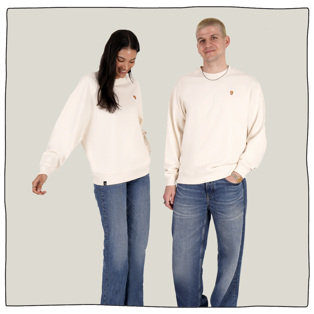 Mini Pint Sweatshirt - Cream