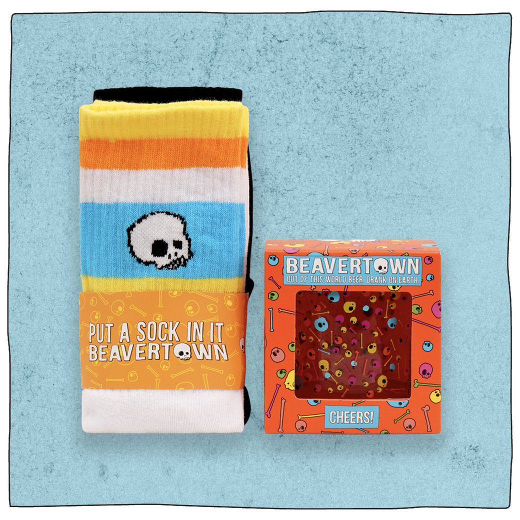 Beavertown Socks and Glass Gift Set
