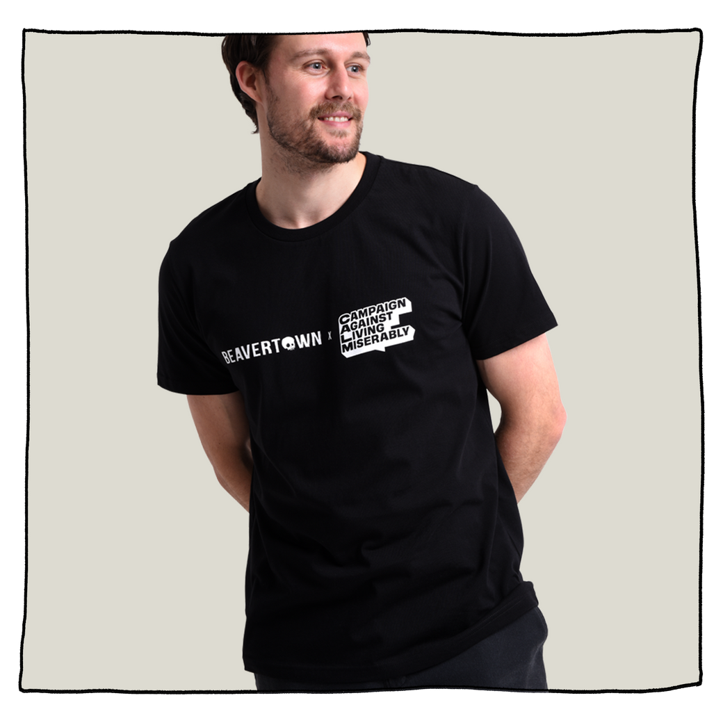 Beavertown x CALM We Are Not Alone T-Shirt in Black