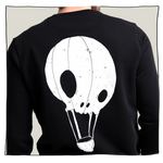 Skulloon Sweatshirt in Black