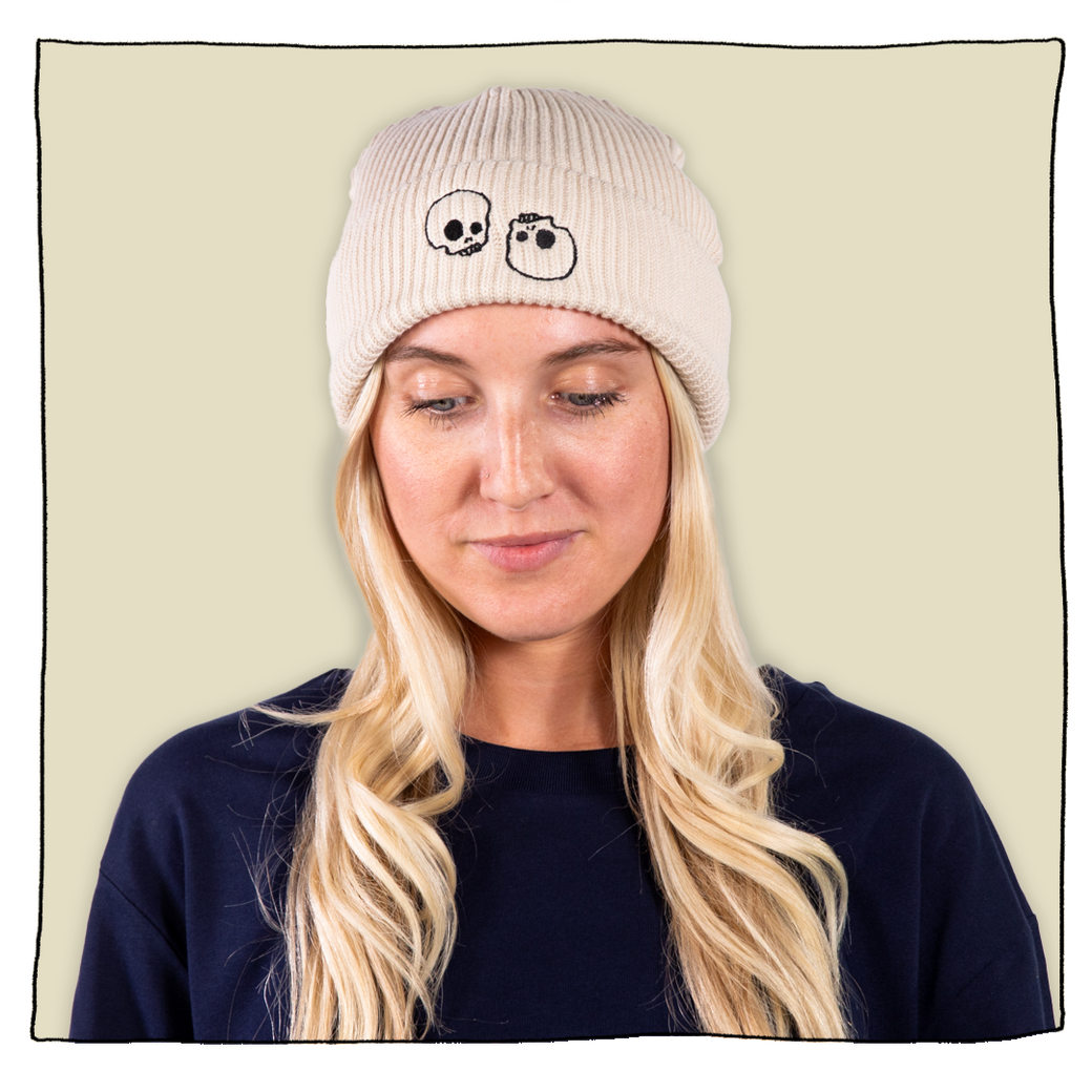 Fisherman Beanie in Cream