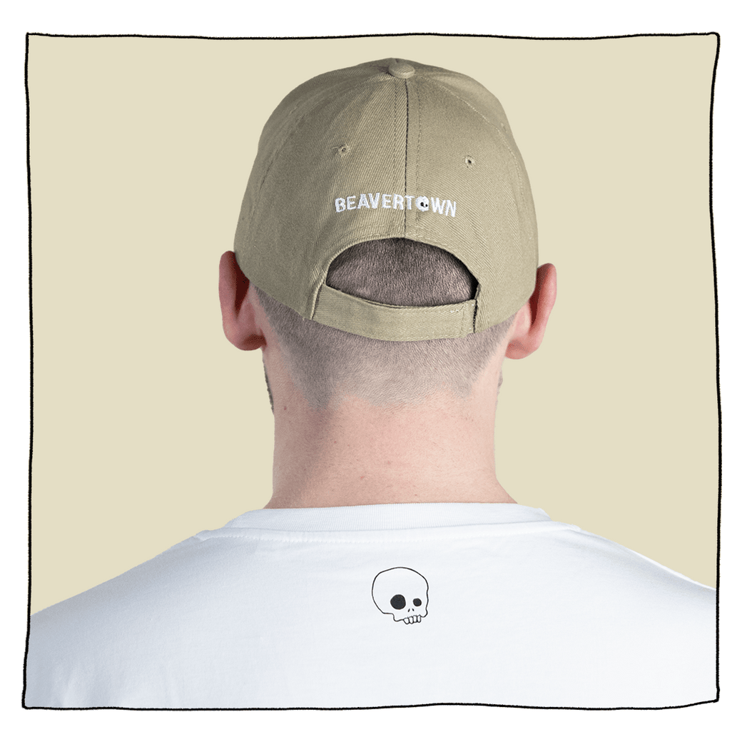 Skull Cap in Hazy Beige