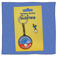 Beavertown x Spurs Keyring & Pin Badge Set