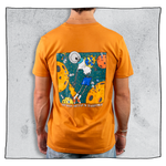 Beavertown x SPURS Back Print T-Shirt in Orange