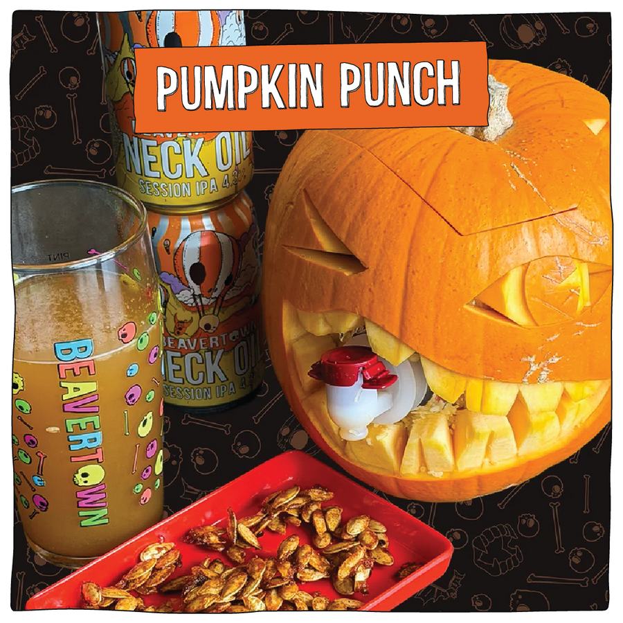 Halloween Pumpkin Punch with Neck Oil
