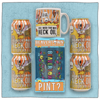 Neck Oil Beer, Glass & Mug Bundle