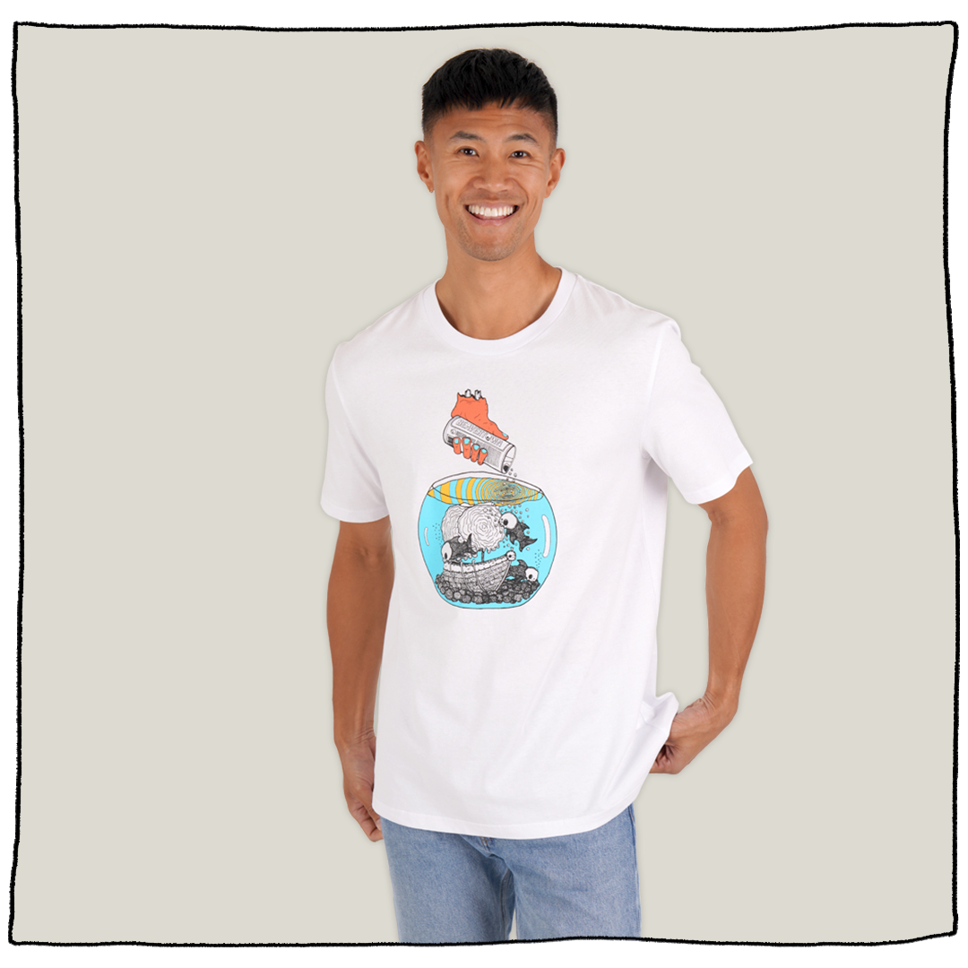Fishbowl T-Shirt in White