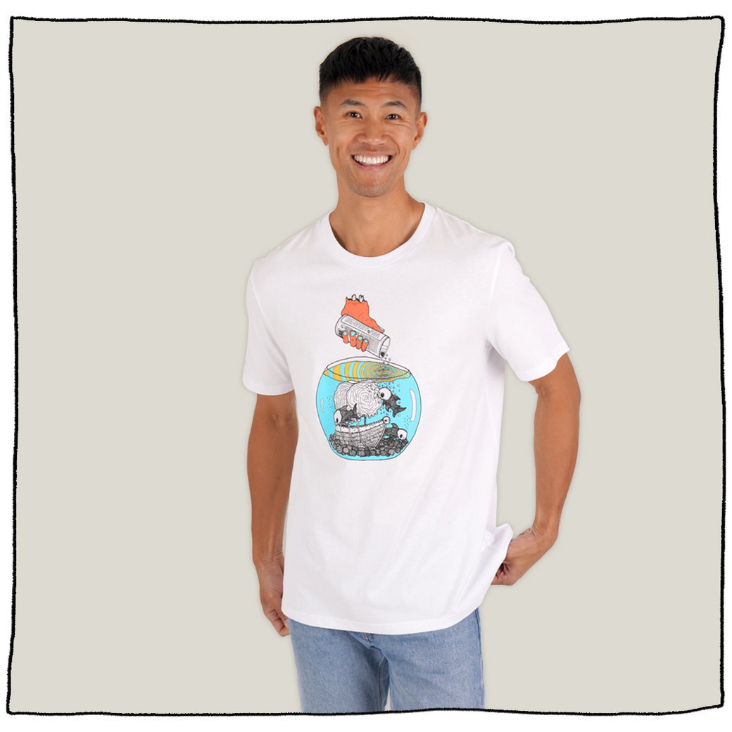 Fishbowl T-Shirt in White