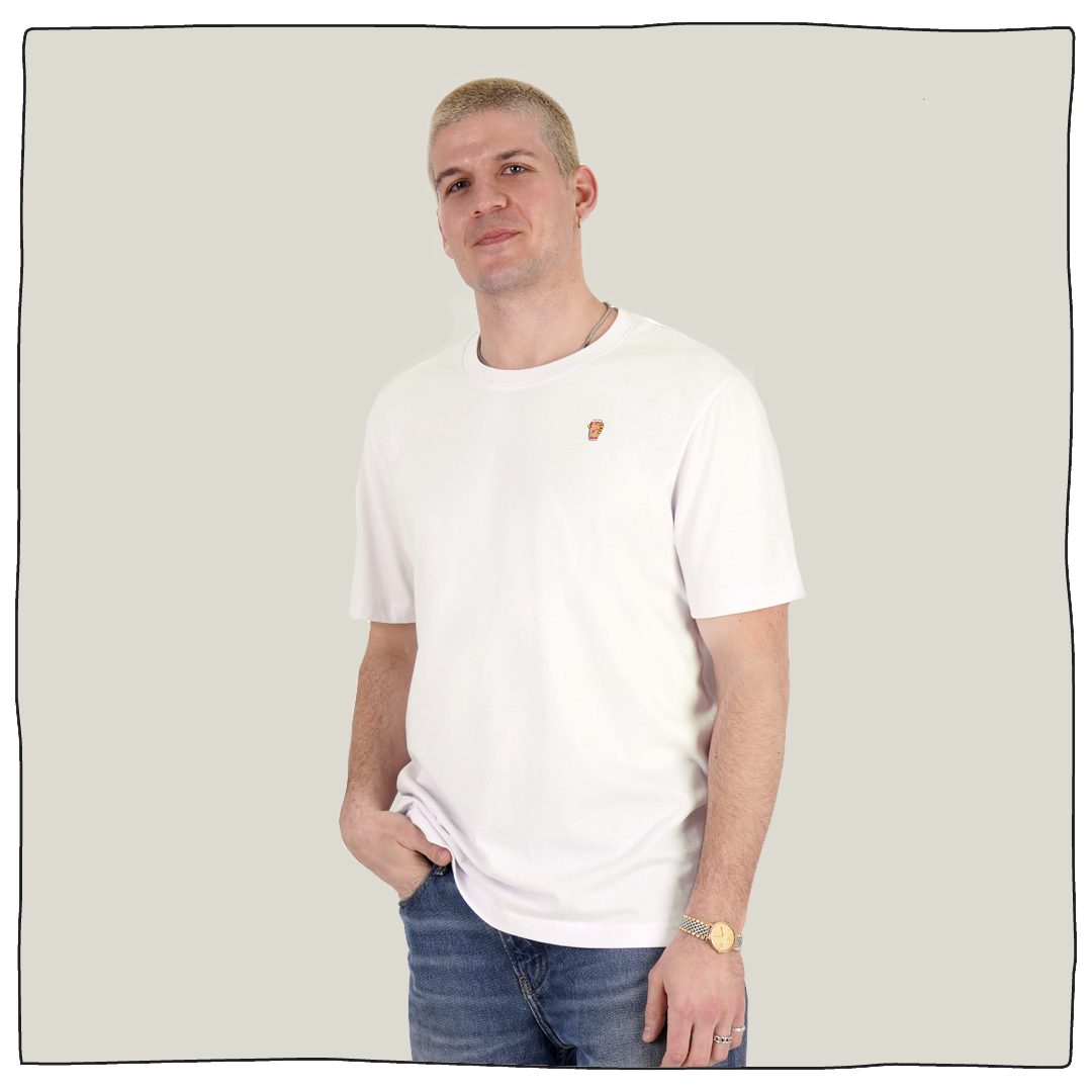 Mini Pint T Shirt Off White