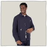 Spaceman Overshirt In Navy