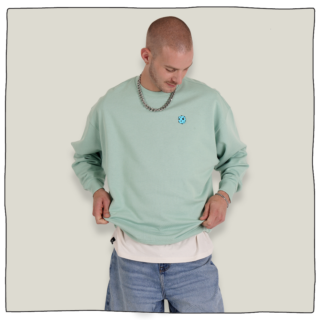 Planet Embroidered Sweatshirt