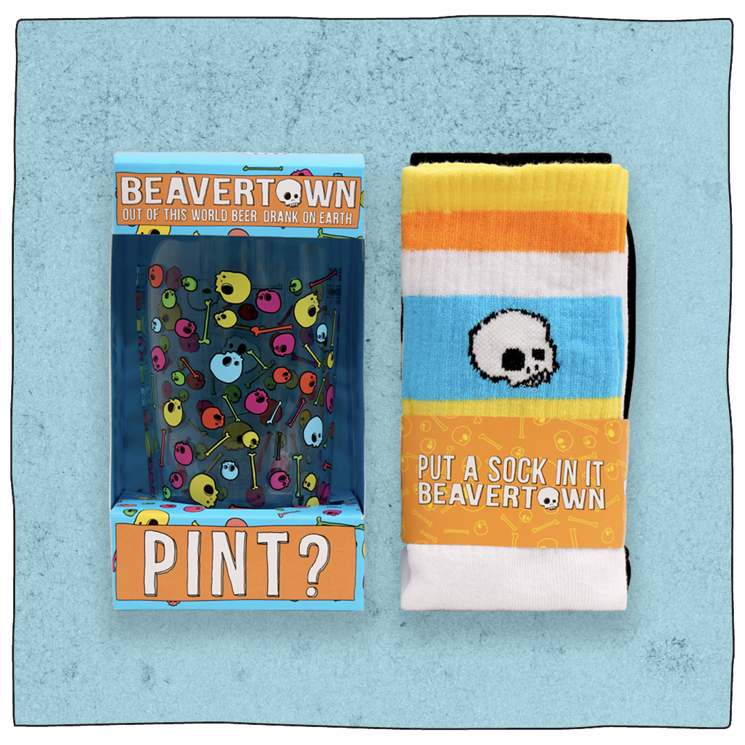 Socks Glass Gift Set