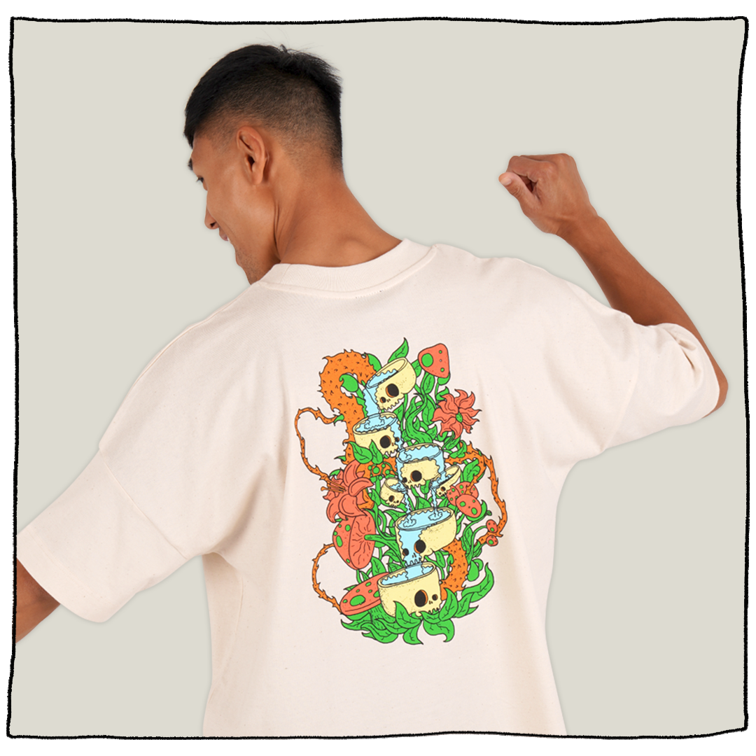 Shroom Garden Oversized T Shirt
