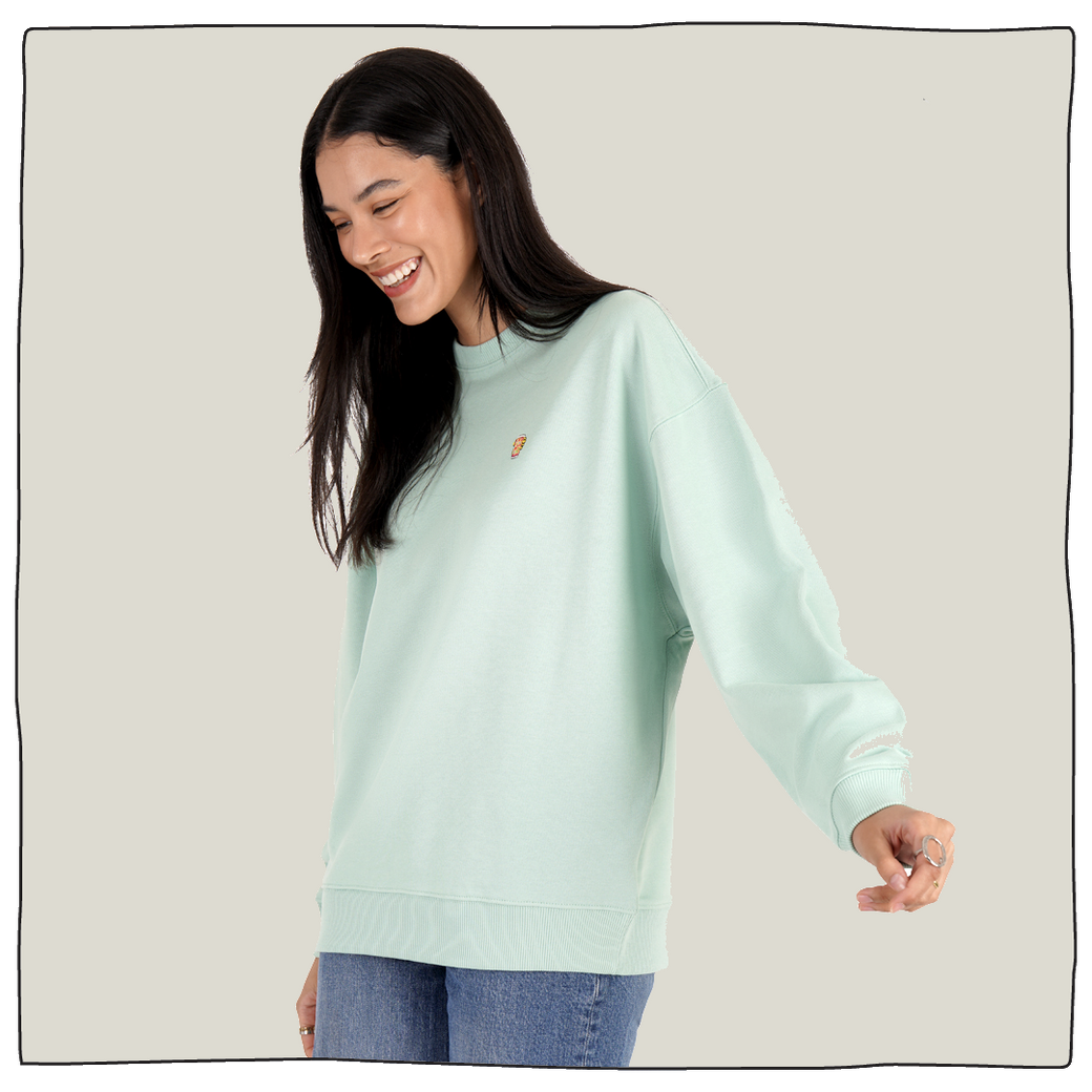Mini Pint Sweatshirt - Washed Green