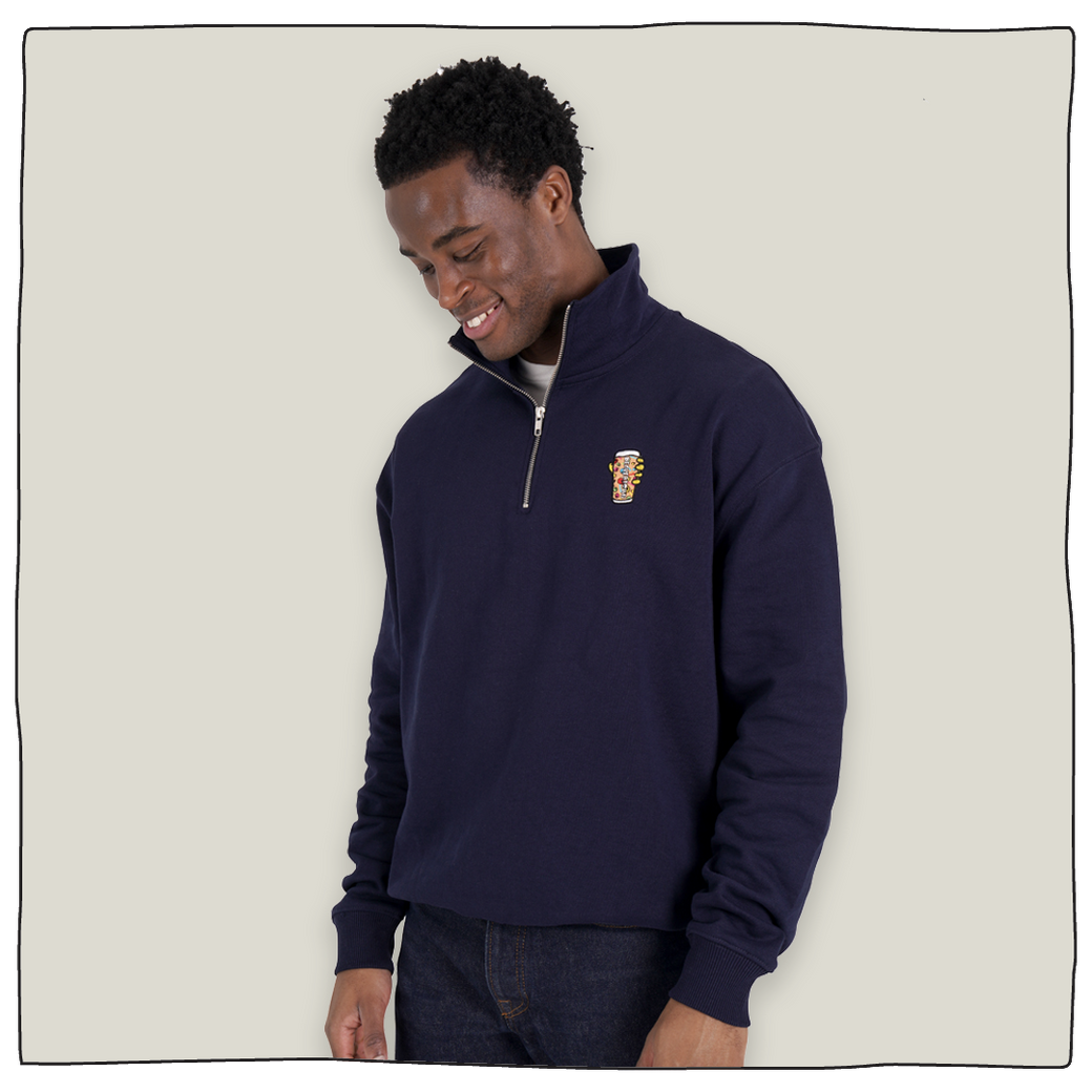 Little Pint 1/4 Zip Sweatshirt