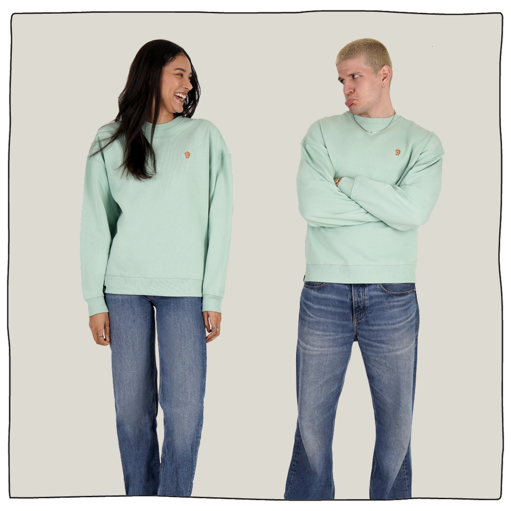 Mini Pint Sweatshirt - Washed Green