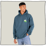 Shroom Garden Hoodie in Teal