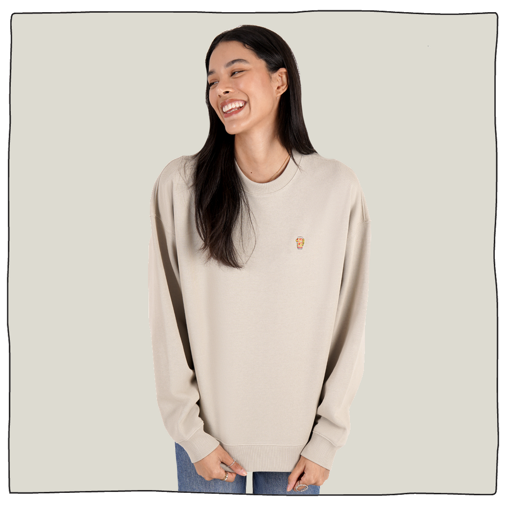 Mini Pint Sweatshirt - Stone
