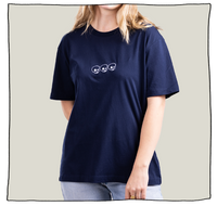 Little Skulls Relaxed T-Shirt in Navy