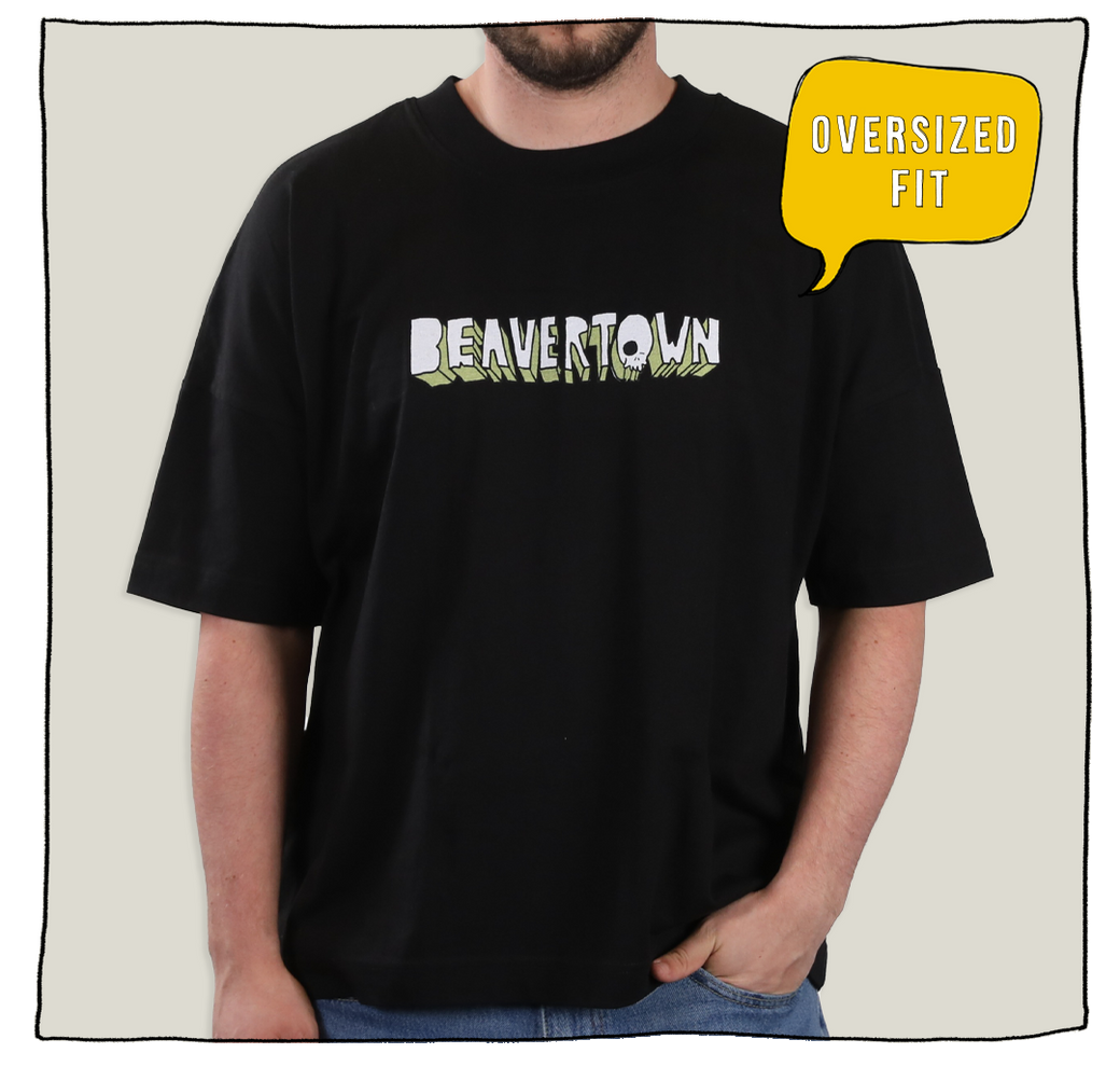 Beavertown Oversized T-Shirt in Black