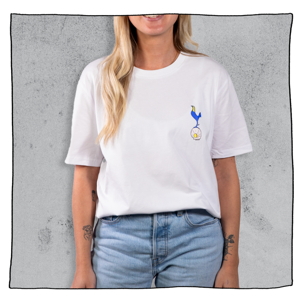 Beavertown x SPURS T Shirt in White Beavertown Brewery