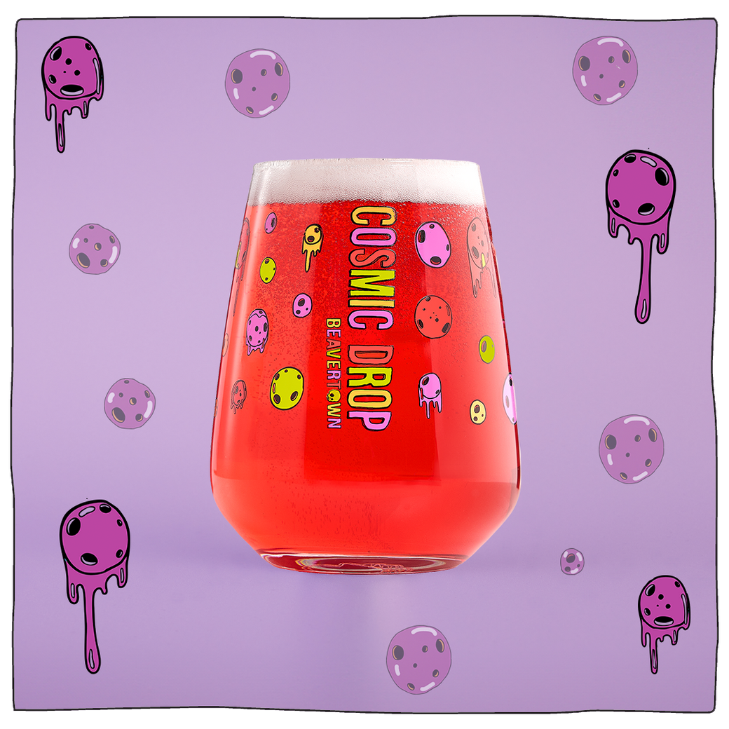 Cosmic Drop - Round Pint Glass