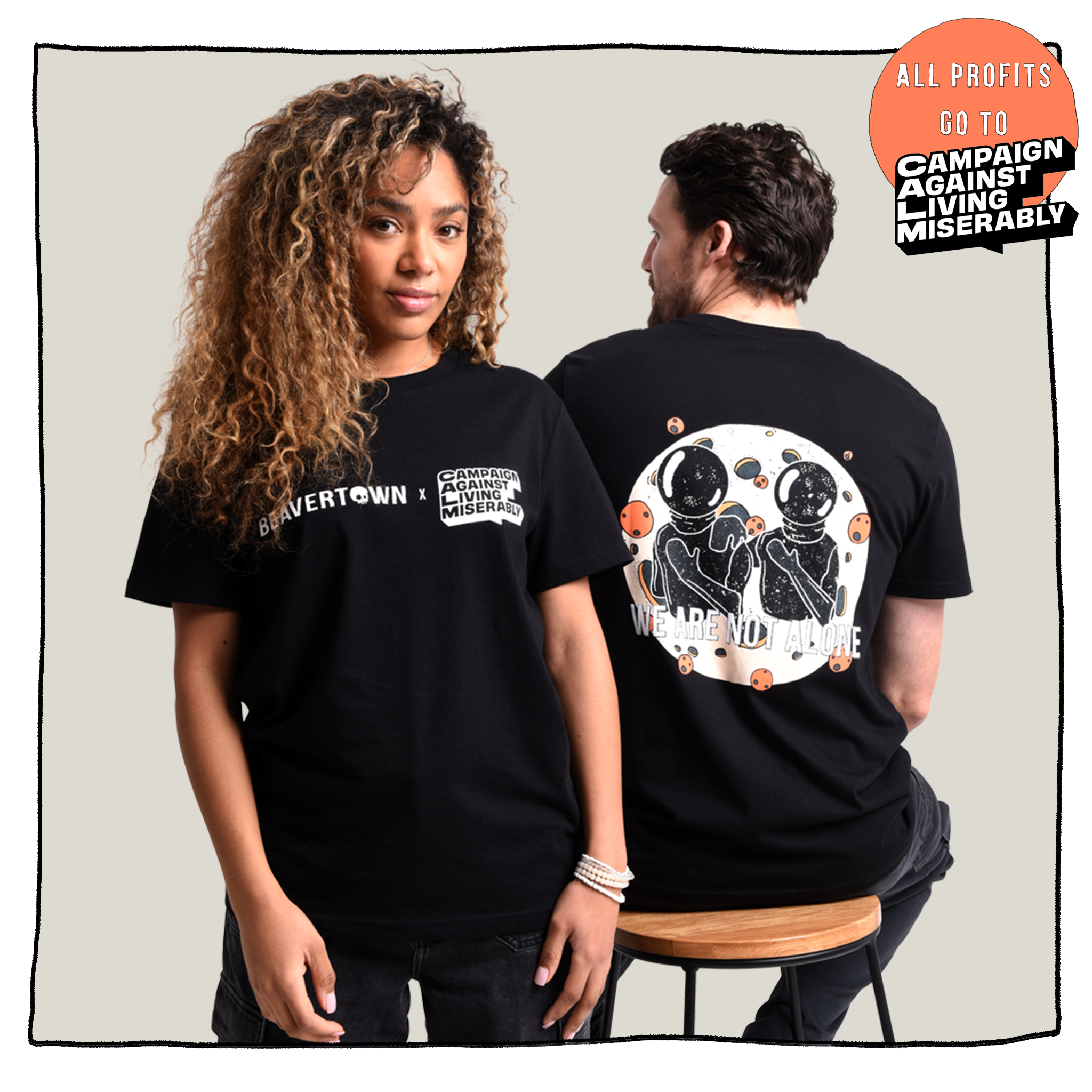 Beavertown x CALM We Are Not Alone T Shirt