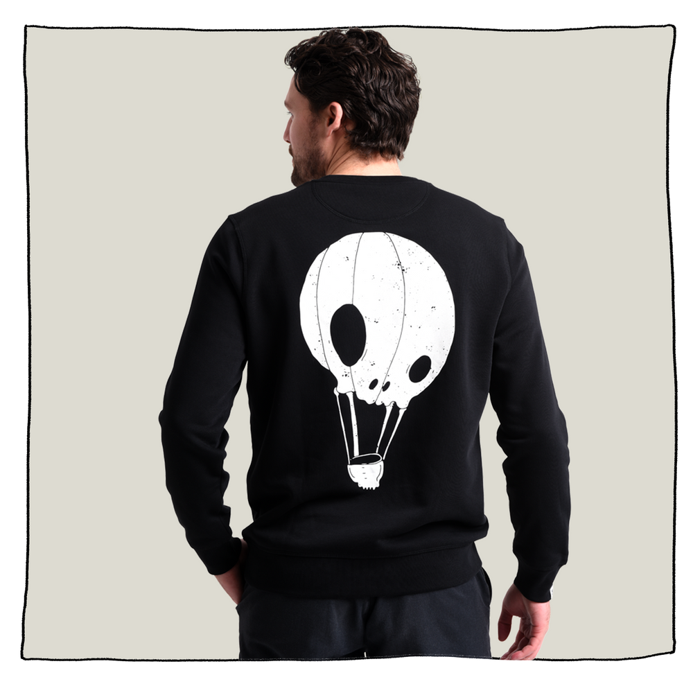 Skulloon Sweatshirt in Black Beavertown Brewery