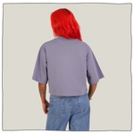 Skull Boxy Crop Tee