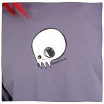Skull Boxy Crop Tee