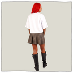 Swanning About Crop Tee