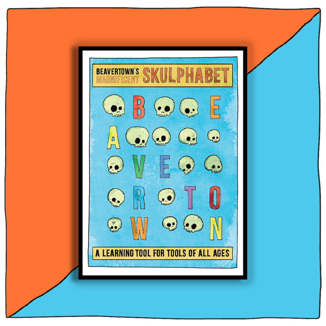 Skullphabet Art Print - A2