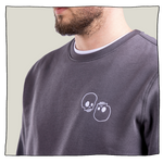 Skulls Sweatshirt in Grey