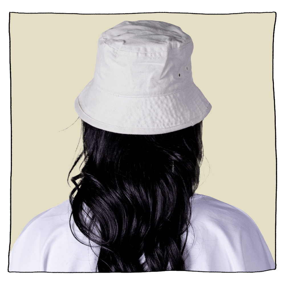 Bucket Hat in Cream