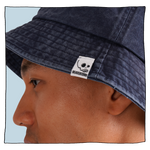 Lil Gamma Man Denim Bucket Hat