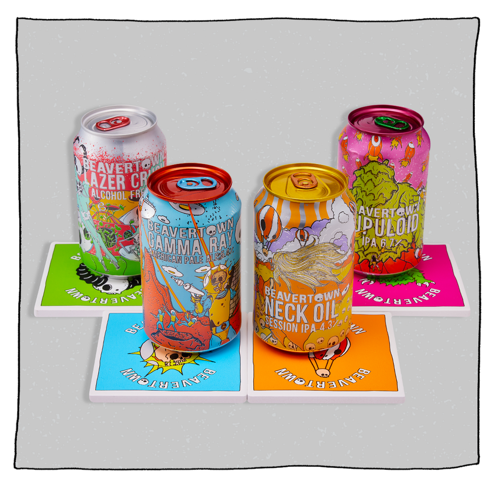 Ceramic beer coasters deals