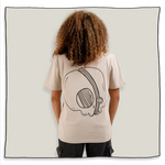 Essential Skulls Printed T-Shirt in Natural