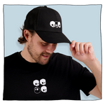 Essential Skulls Trucker Cap in Black