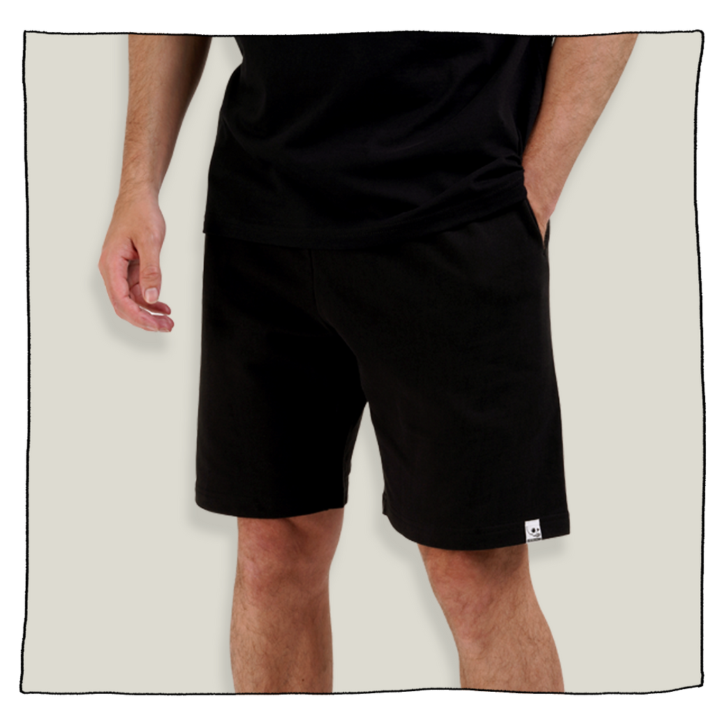 Essential Skull Printed Shorts in Black