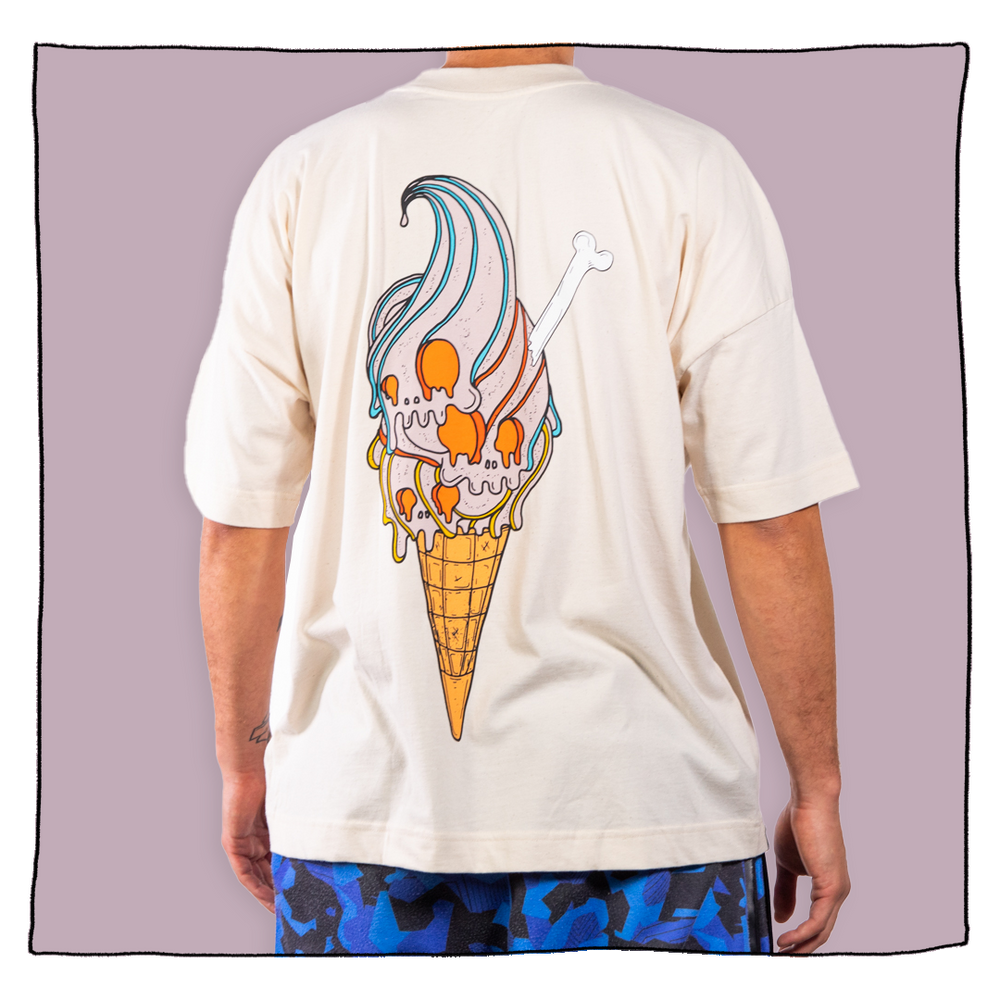 Ice Cream T-Shirt in Cream