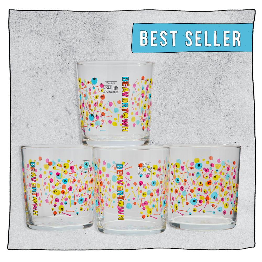 Psychedelic Tumbler Glass Set