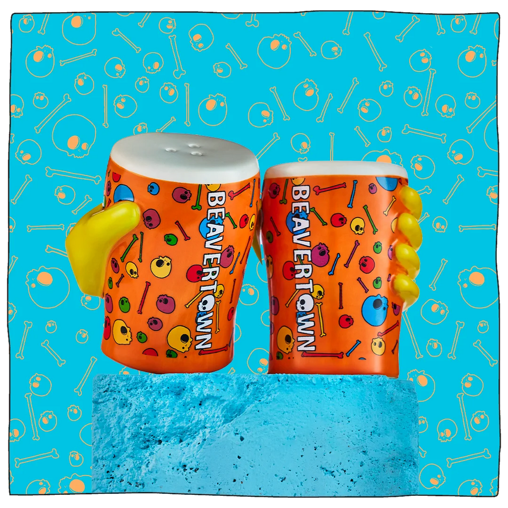 Beavertown Pint Glass Salt and Pepper Shakers