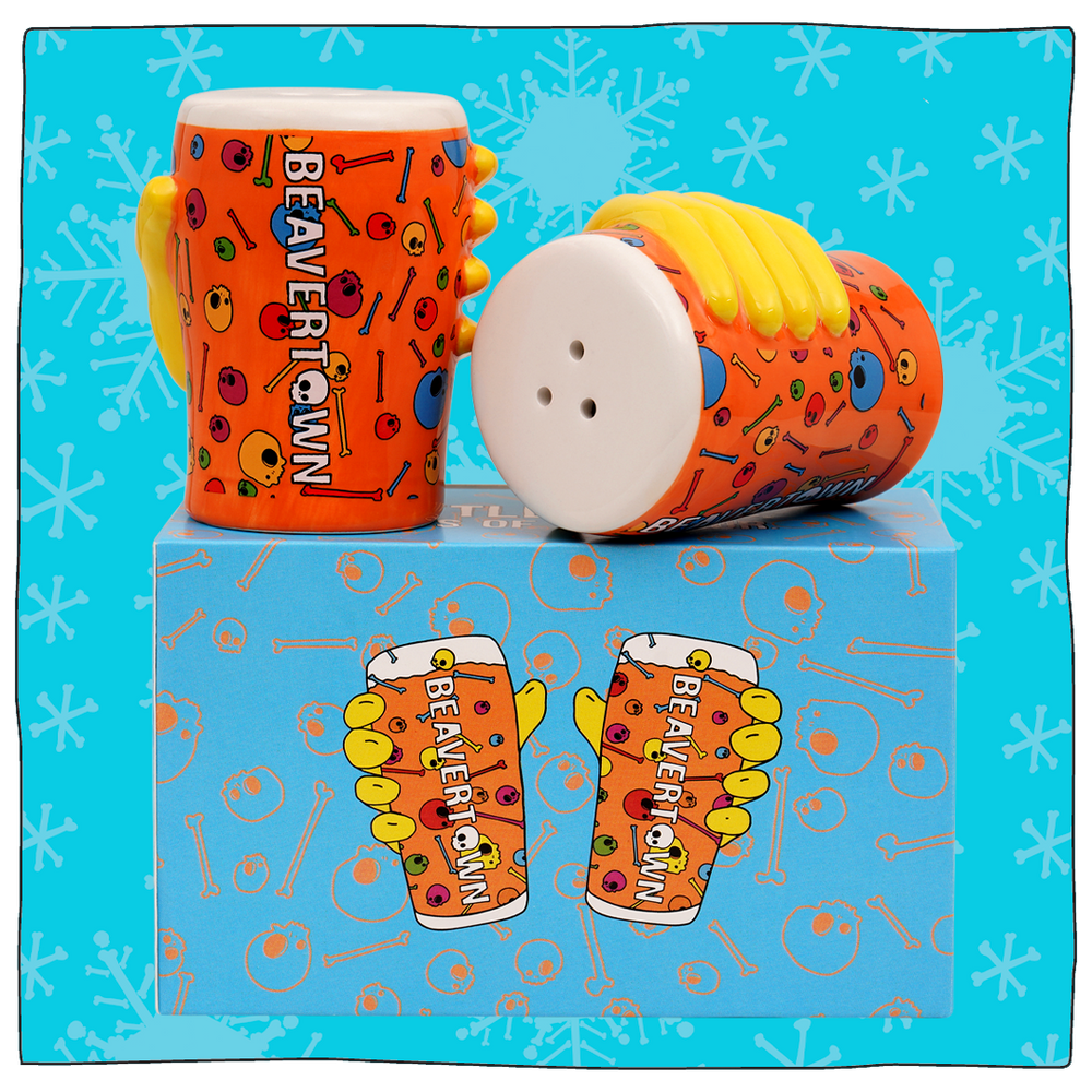 Beavertown Pint Glass Salt and Pepper Shakers