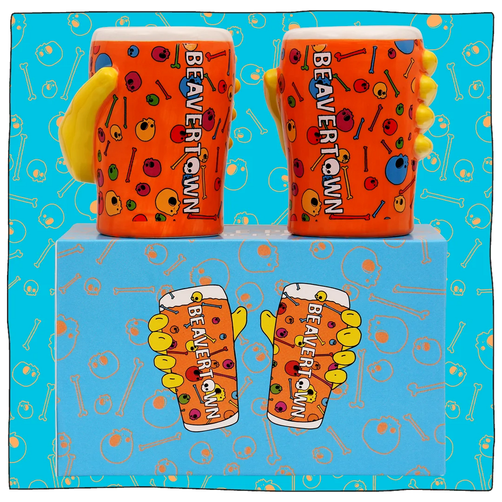Beavertown Pint Glass Salt and Pepper Shakers