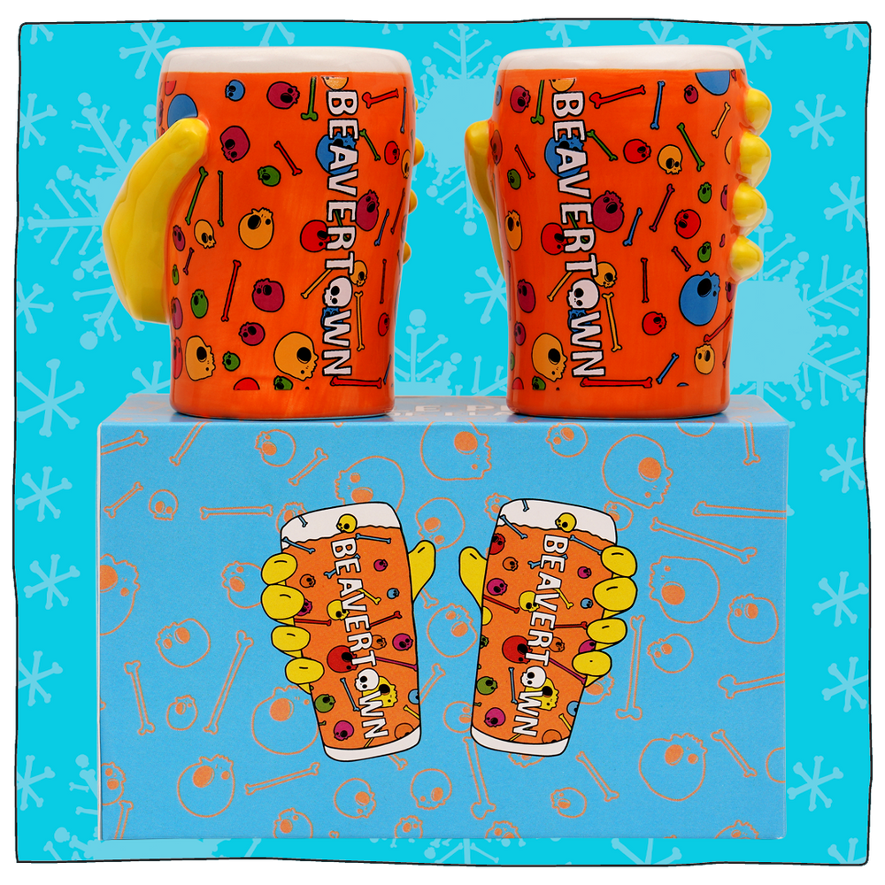 Beavertown Pint Glass Salt and Pepper Shakers