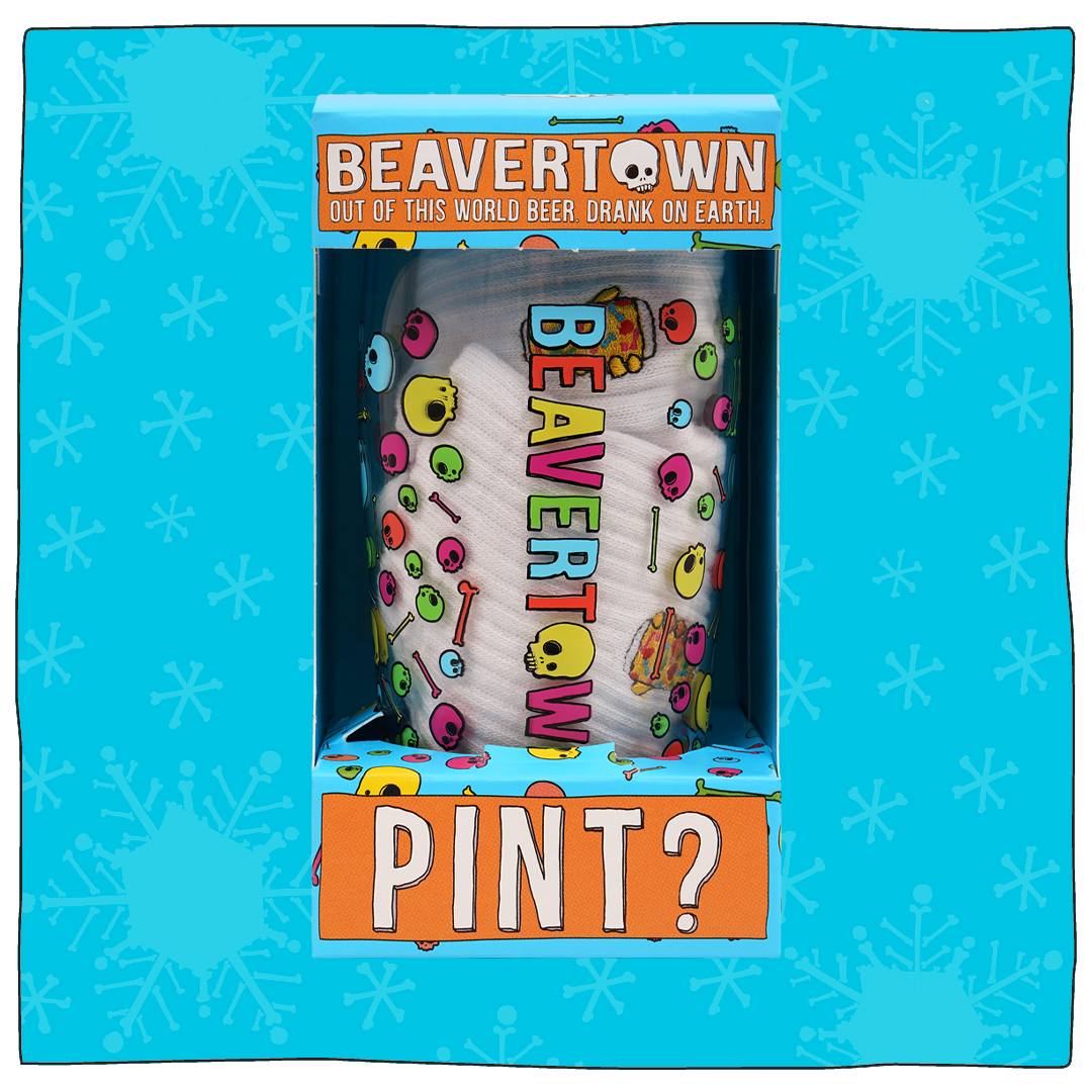 Mini Pint Sock Glass Gift Bundle