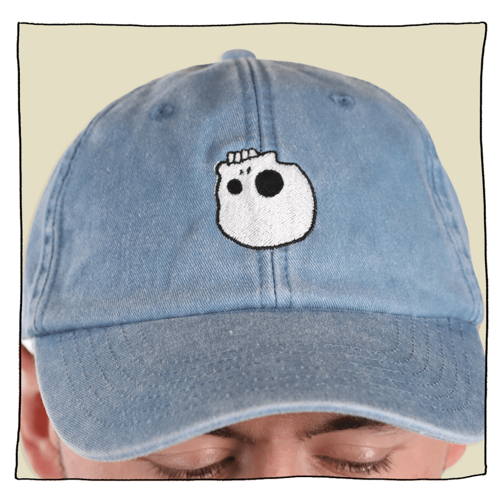 Vintage Cap in Blue Denim